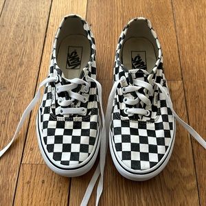 Vans Platform Checkerboard Shoes